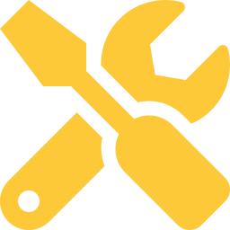 yellow tools icon